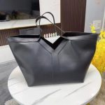 Saint Laurent Y Tote In Leather Bag Black 37cm 817602aaeb31000 - Image 3