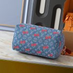 Louis Vuitton X Takashi Murakami Bolsa Speedy Soft 30 Monogram Denim Blue 30Cm N87627 - Image 4
