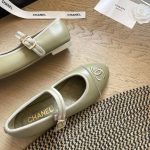Chanel Mary Jane Ballet Flat Dark Green - Image 5