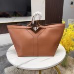 Saint Laurent Y Tote In Leather Bag Brown 37cm 817602aaec36359 - Image 4