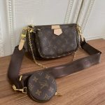 Louis Vuitton Multi Pochette Accessoires Monogram Canvas Brown 24Cm - Image 3