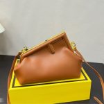 Fendi First Small Nappa Leather Bag Brown 23Cm 8Bp129Abvef0Nyj - Image 3