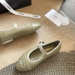Chanel Mary Jane Ballet Flat Dark Green - Image 3