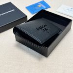 Prada Bifold Saffiano Leather Wallet Black 11Cm - Image 5