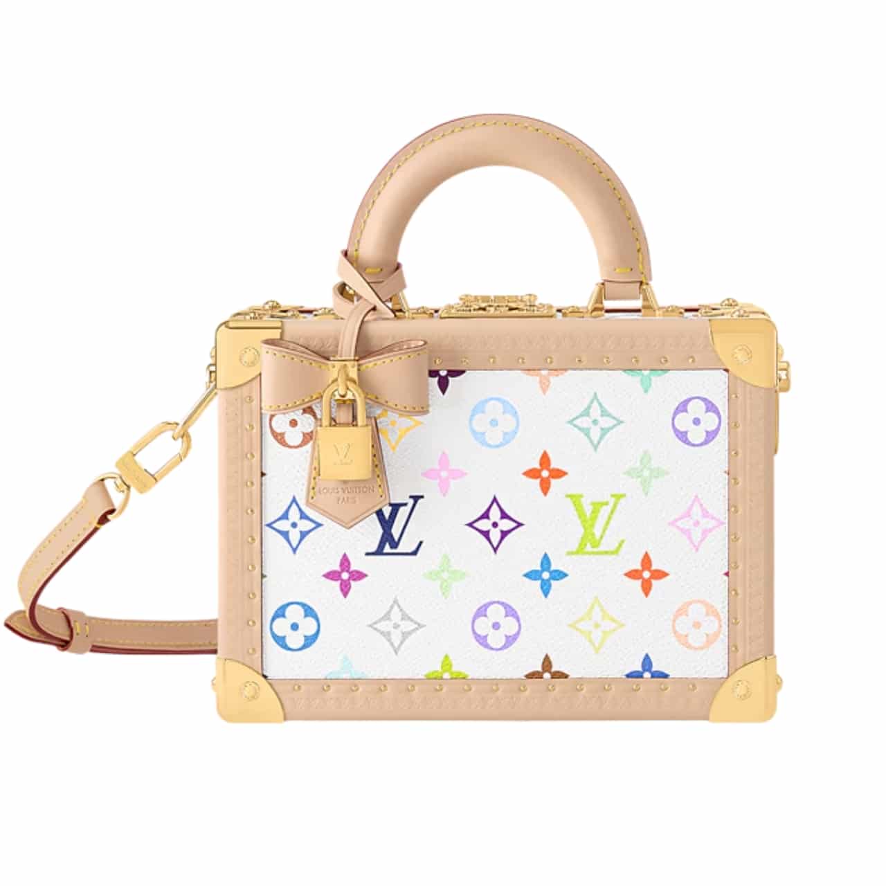 108-6.jpg Louis Vuitton X Murakami Petite Valise Monogram Canvas White 22cm M13125 - Image 1