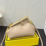 Fendi First Small Nappa Leather Bag Dove 23Cm 8Bp129Abvef0E65 - Image 3