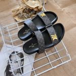 Louis Vuitton Lv Sunset Flat Comfort Mule Black - Image 4