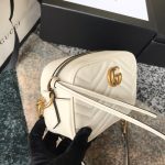 Gucci GG Marmont Small Matelassé Camera Bag White 24cm 447632 DTD1T 9022 - Image 4