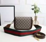 Gucci Horsebit 1955 Small GG Supreme Shoulder Bag Brown 20cm 658574 HUHHG 8565 - Image 7