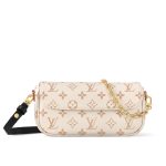 Louis Vuitton Wallet On Chain Ivy Monogram Canvas Dune 23Cm M83091