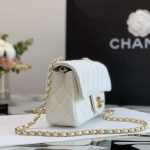 Chanel Mini Flap Bag With Pearls White 20Cm As1787 B02916 10601 - Image 6
