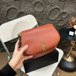 Saint Laurent Voltaire Top Handle In Box Orange 20Cm 8008460Sx0W1000 - Image 3