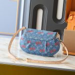 Louis Vuitton X Takashi Murakami Sunset Monogram Cherry Denim Bag 27cm M13680 - Image 8