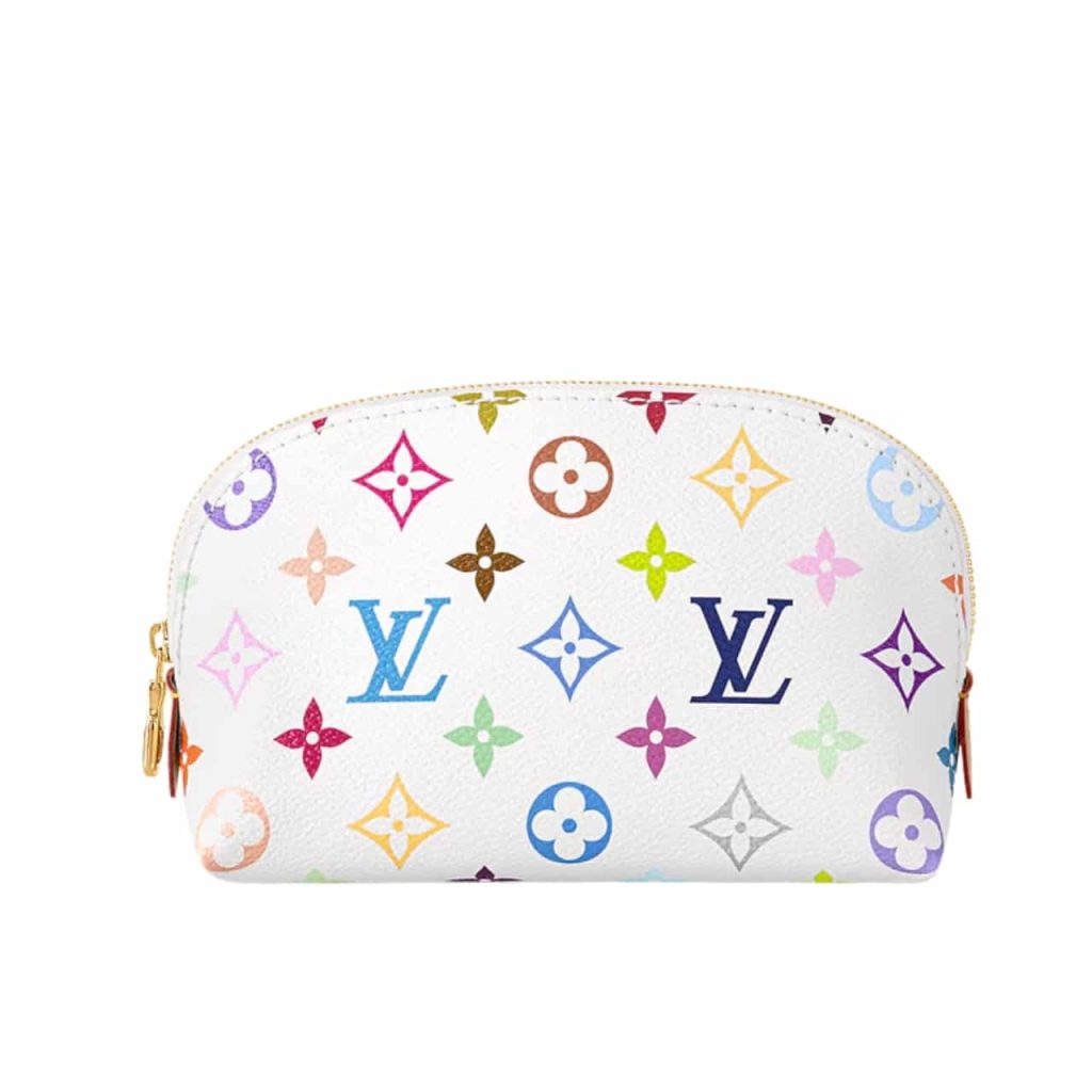 Louis Vuitton X Murakami Cosmetic Pouch PM Monogram White 19Cm M13744 - Image 2