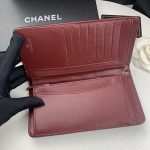 Chanel Black Caviar Leather Classic Long Flap Wallet 19.5Cm - Image 6