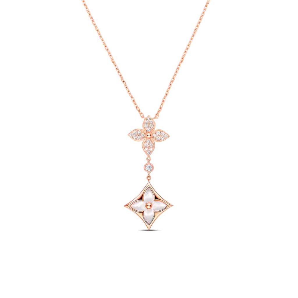 Louis Vuitton Color Blossom Double Star Necklace Q94676 - Image 2