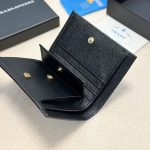 Prada Bifold Saffiano Leather Wallet Black 11Cm - Image 9