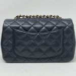 Chanel Mini Classic Handbag Gold Tone Metal Black 20Cm A69900 Y04059 94305 - Image 4