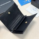 Prada Bifold Saffiano Leather Wallet Black 11Cm - Image 10
