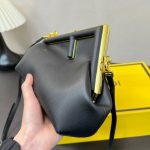 Fendi First Small Nappa Leather Bag Black 23Cm 8Bp129Abvef0Kur - Image 4