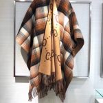 Gucci Reversible GG Wool Cape Poncho Beige 185cm 553118 4G200 9764 - Image 4