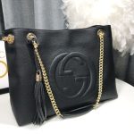 Gucci Soho Shoulder Bag Black 38Cm - Image 6