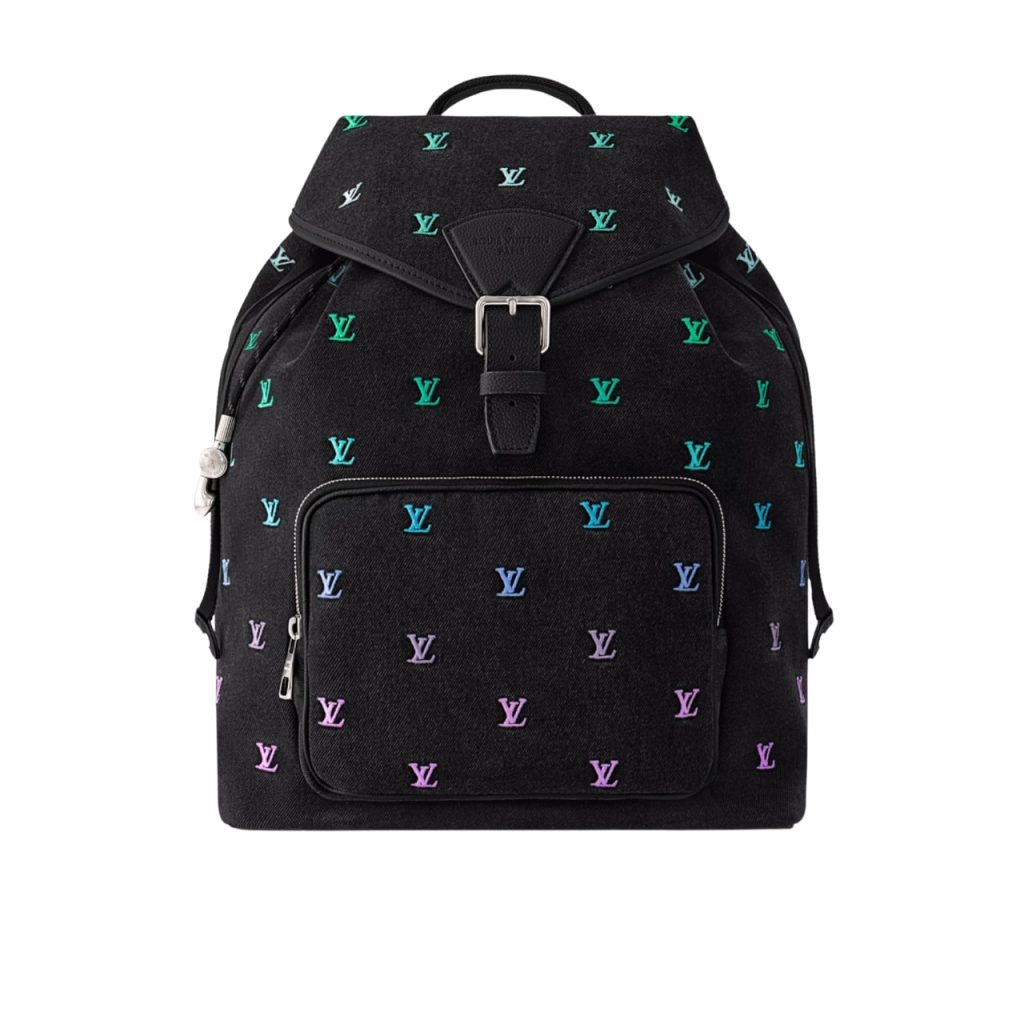 Louis Vuitton Montsouris Backpack Black 40cm M14135 - Image 2