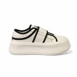 Chanel White Cc Cap Toe Slipon Sneaker White