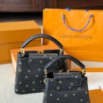 Louis Vuitton Capucines Mini Black 20cm - Image 6