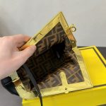 Fendi First Small Nappa Leather Bag Black 23Cm 8Bp129Abvef0Kur - Image 8