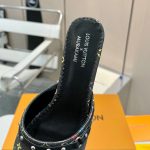Louis Vuitton X Takashi Murakami 6am Mule Black 1agwqq - Image 4
