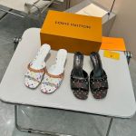 Louis Vuitton X Takashi Murakami 6am Mule White 1agwua - Image 4