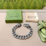 Gucci Snake Bracelet Silver - Image 3