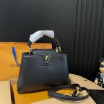 Louis Vuitton Capucines BB Bag Black 27Cm M94755 - Image 3