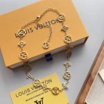 Louis Vuitton Lv Lace Necklace Gold M01057 - Image 3
