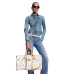 Louis Vuitton X Takashi Murakami Keepall Bandoulière 45 Bag Multicolore Blanc 45cm M13742 - Image 10