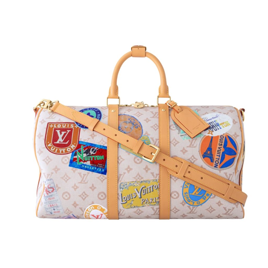 Louis Vuitton Keepall Bandoulière 45 Monogram Dune Coated Canvas 45cm M14736 - Image 2