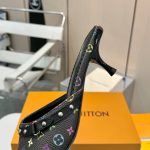 Louis Vuitton X Takashi Murakami 6am Mule Black 1agwqq - Image 5