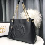 Gucci Soho Shoulder Bag Black 38Cm - Image 4