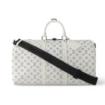 Louis Vuitton Keepall Bandoulière 50 White 50cm M24954