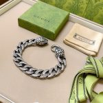 Gucci Snake Bracelet Silver - Image 4