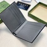 Gucci Interior Bi Fold Wallet Black And Grey 11cm - Image 8