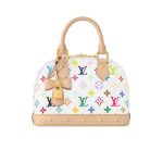 Louis Vuitton X Takashi Murakami Alma BB White Multicolor 24cm M13078
