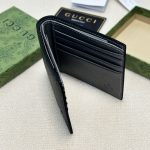 Gucci Interior Bi Fold Wallet Black And Grey 11cm - Image 9