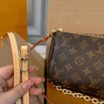 Louis Vuitton Pochette Accessoires Monogram Bag Brown 23cm - Image 9