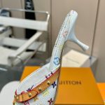 Louis Vuitton X Takashi Murakami 6am Mule White 1agwua - Image 7