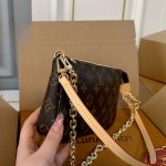 Louis Vuitton Pochette Accessoires Monogram Bag Brown 23cm - Image 10