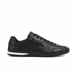 Gucci Men Shift Trainers All Black Leather 857018 Aafuh 1086