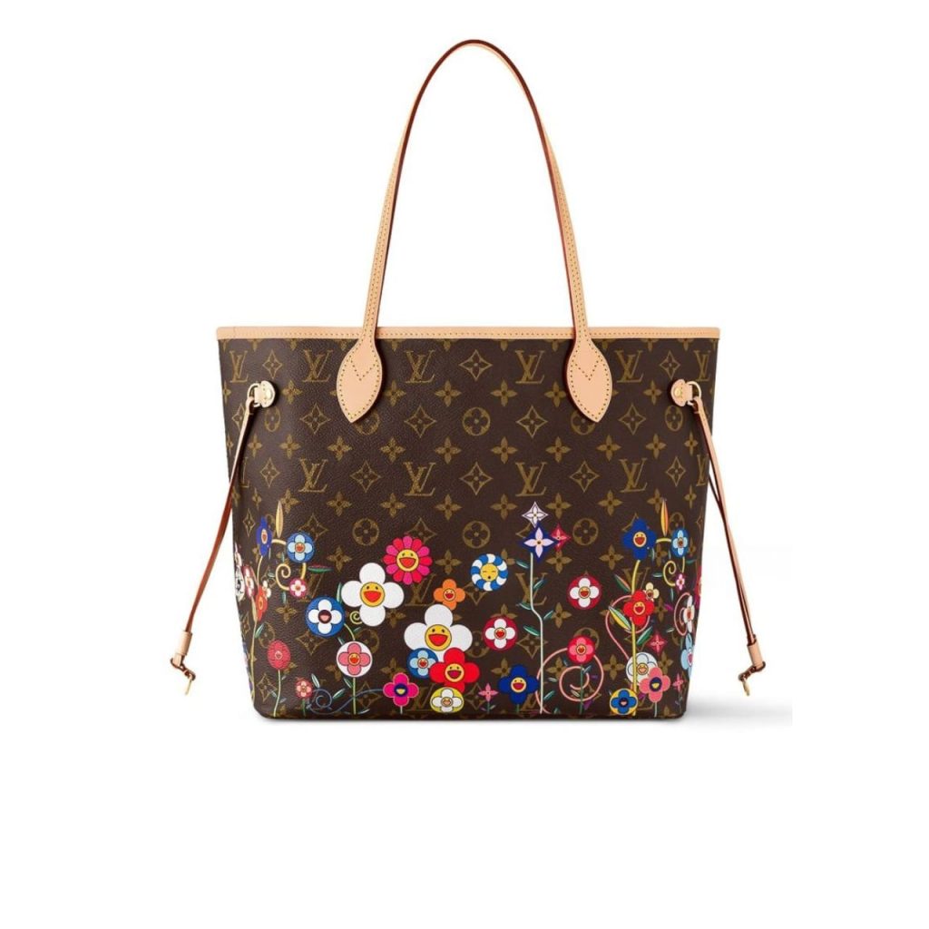 Louis Vuitton X Takashi Murakami Neverfull MM Superflat Brown 32cm M13271 - Image 2