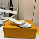 Louis Vuitton X Takashi Murakami 6am Mule White 1agwua - Image 8